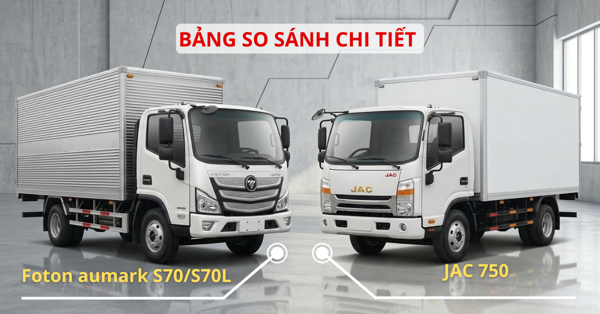 bảng so sánh foton aumark s70 và jac 750