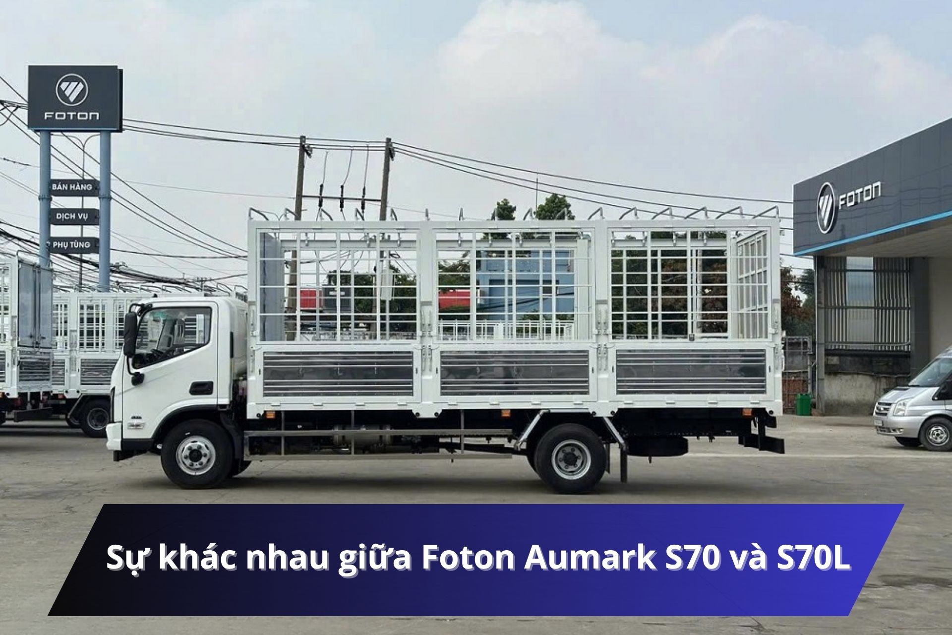khác nhau giữa foton aumark s70 và s70l