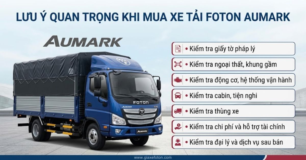 Lưu ý quan trọng khi mua xe tải - Kim An Phát Auto