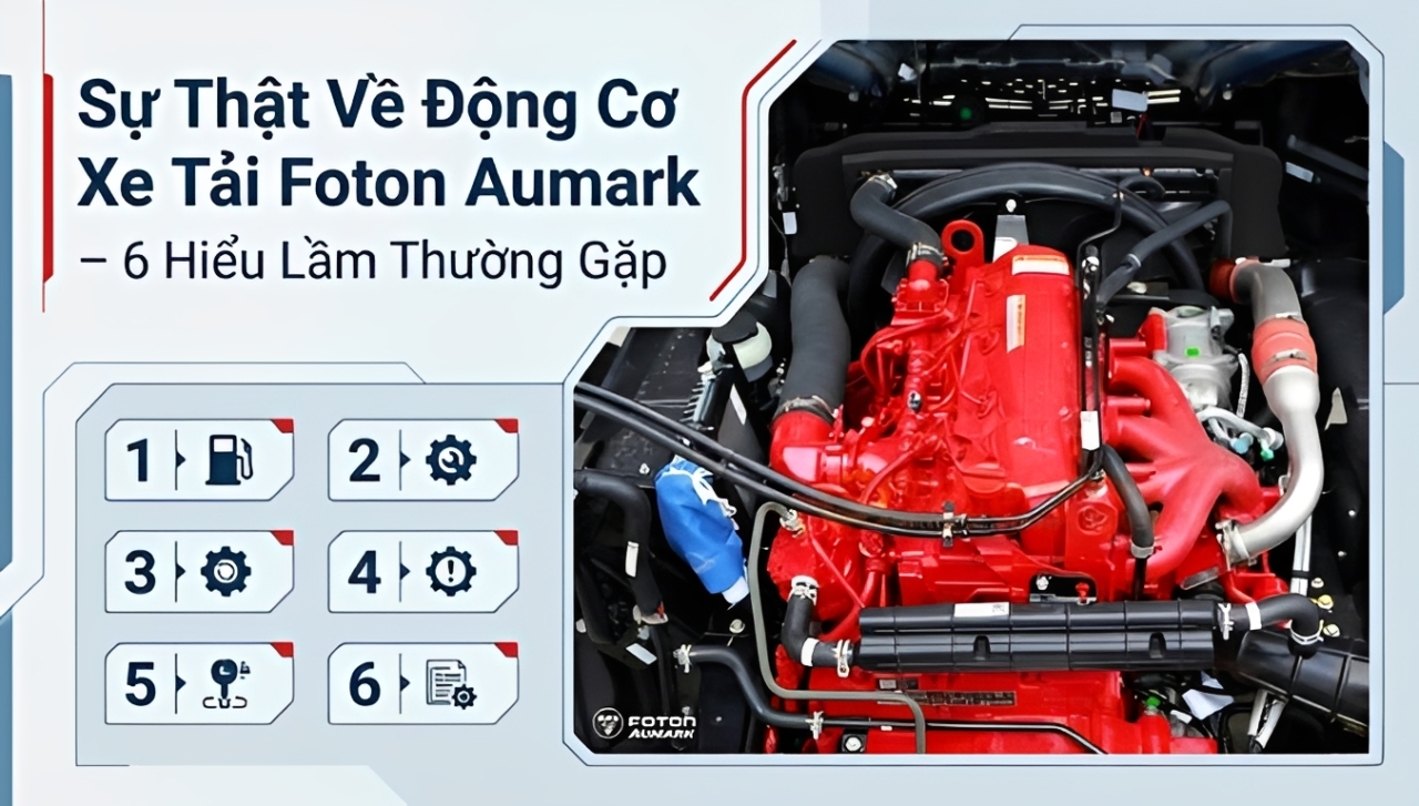 Sự thật về động cơ foton aumark - 6 hiểu lầm thường gặp - Kim an phát auto