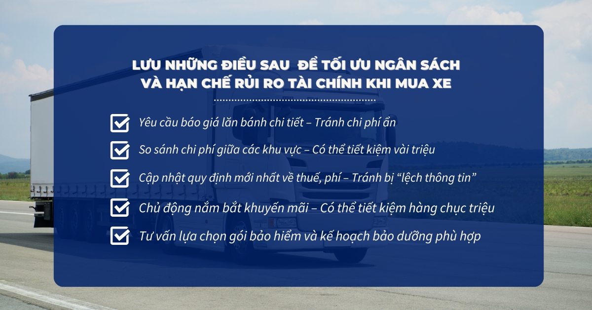 Lưu những điều sau để tối ưu ngân sách và hạn chế rủi ro tài chính khi mua xe - kim an phát auto