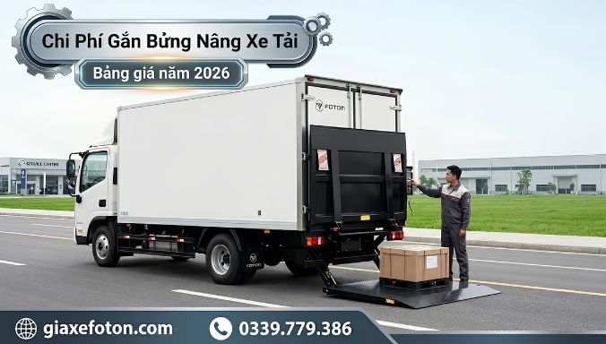 Chi Phí Gắn Bửng Nâng Xe Tải – Bảng giá năm 2026 - Kim An Phát Auto