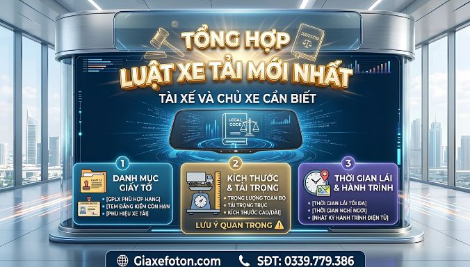 Tổng hợp luật xe tải mới nhất - tài xế và chủ xe cần biết - Kim An Phát Auto