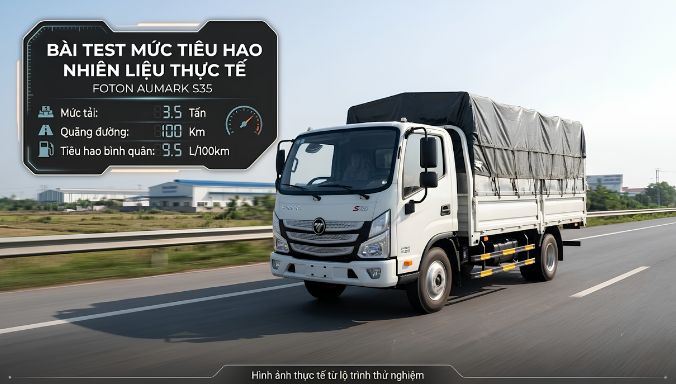 Bài Test Mức Tiêu Hao Nhiên Liệu Thực Tế Foton Aumark S35 - Kim An Phát Auto